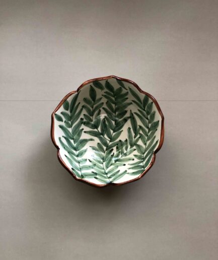 Green Leaf Lotus Bowl