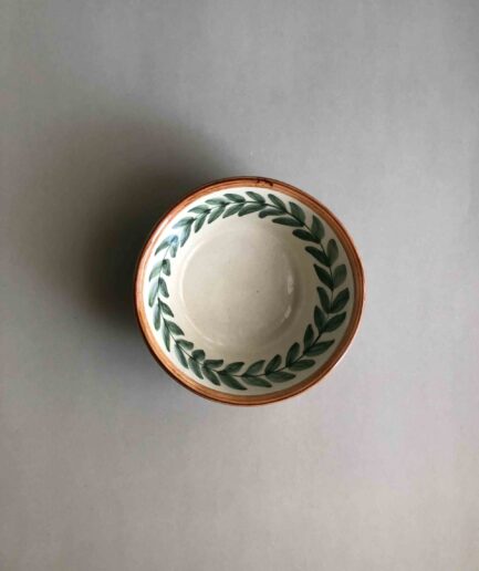 Green  Leaf Vintage Bowl