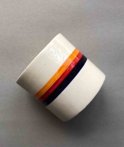 Mondrian Flower Jar