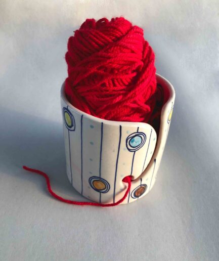 Rainbow Yarn Jar