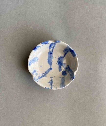 Blue Feather Cigarette Ashtray