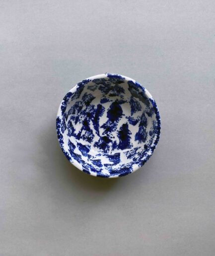 Messy Blue Japanese Bowl