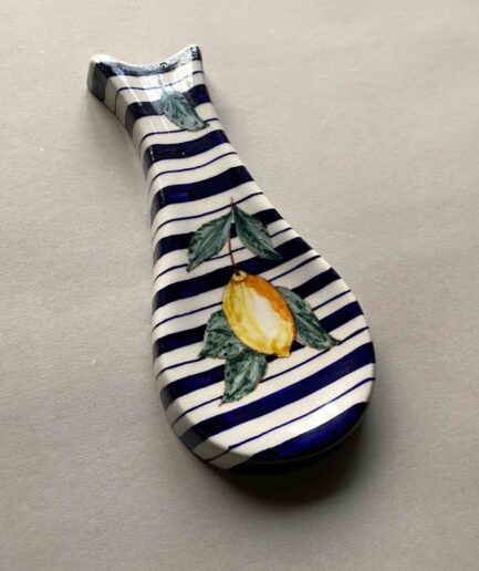 Blue Lemon Spoon Rest