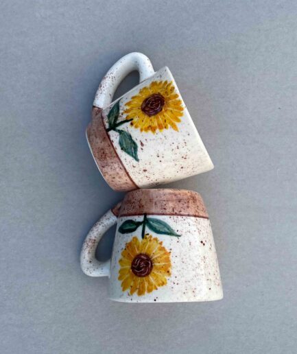 Sunflower Tea Cup