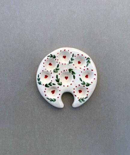 Christmas Heart Paint Palette