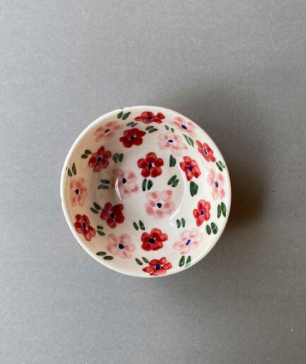 Red Daisy Mongol Bowls