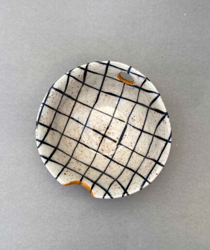 Yellow Checker Ramen Bowl